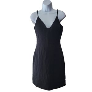 Max & Cleo By BCBGMAXAZRIA Black Sleeveless Cami Mini Sexy Evening Dress